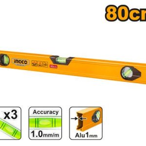 Niveau aluminium 80 cm – INGCO - vue 1 - référence HSL18080