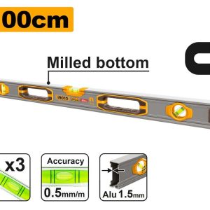 Niveau À Bulle Magnétique 100Cm – INGCO - vue 1 - référence HSL38100M