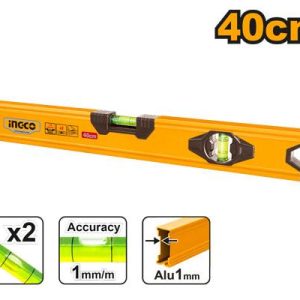 Niveau aluminium 40 cm – INGCO - vue 1 - référence HSL58040