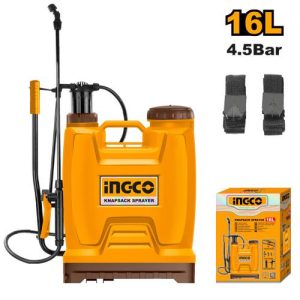 Pulvérisateur pression à dos 16L – INGCO - vue 1 - référence HSPP41602