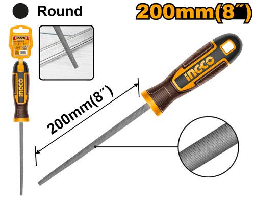 Lime d'acier ronde 200mm – INGCO