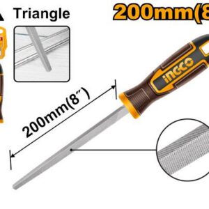 Lime d'acier triangulaire 200mm – INGCO - vue 1 - référence HSTF088