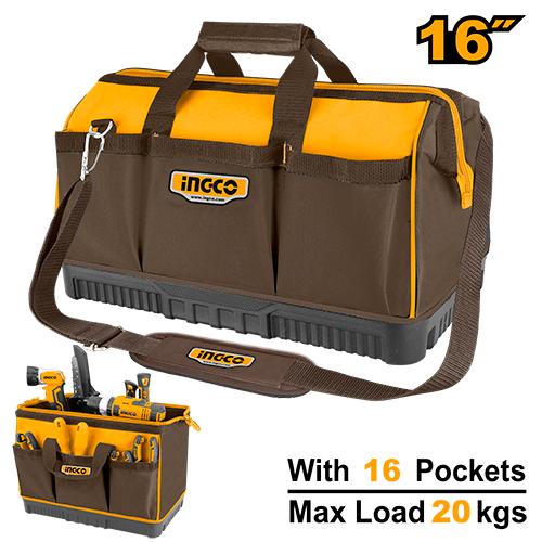 Sac à outils 16 16poches base renforcée – INGCO