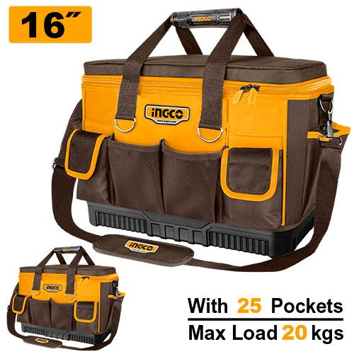Sac à outils 16 25poches base renforcée – INGCO