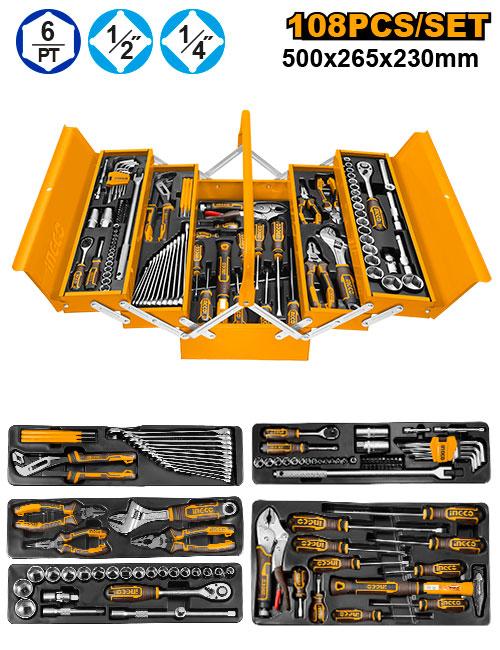 Boîte à outils 108pcs – INGCO