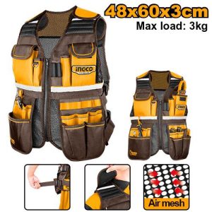 Gilet à outils – INGCO - vue 1 - référence HTVT09028