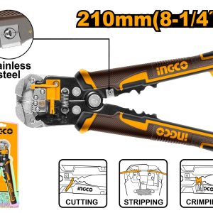 Pince à dénuder automatique 0.2~6mm² – INGCO - vue 1 - référence HWSP102418