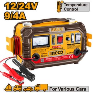 Chargeur à batterie 12V/24V – INGCO - vue 1 - référence ING-CB1601