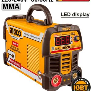 Poste à souder 200A MMA onduleur SI – INGCO - vue 1 - référence ING-MMA20069