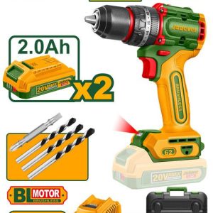 Perceuse à percussion sans fil compacte sans balais – Jadever - vue 1 - référence JDCDP6281