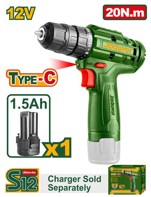 Perceuse sans fil 12V – Jadever