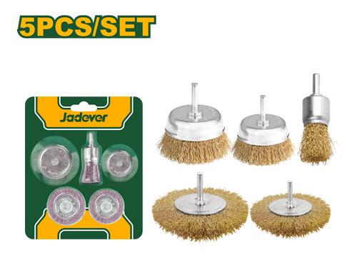 Ensemble de 5 brosses métalliques – Jadever