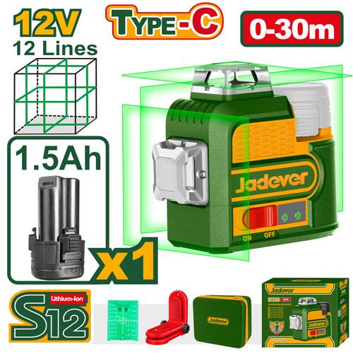 Niveau laser 3D sans fil – Jadever