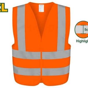 Gilet réfléchissant – Jadever – orange fluo – JDRV1801 - vue 1 - référence JDRV1801