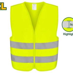 Gilet réfléchissant – Jadever – jaune fluo - vue 1 - référence JDRV2802