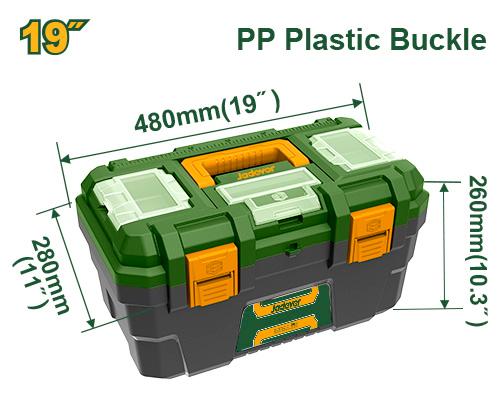 Boîte à outils en plastique de 19 pouces – Jadever