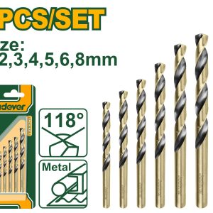 Jeu de 7 forêts hélicoïdaux HSS – Jadever - vue 1 - référence JDTD3K01