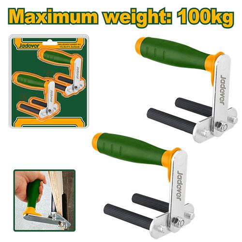 Paire de porte-plaques 100 kg – Jadever JDTN2002