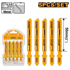 5 lames scie sauteuse – INGCO – JSBT118B - vue 1 - référence JSBT118B