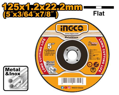 Disque abrasif 125*1,2*22,2 – INGCO