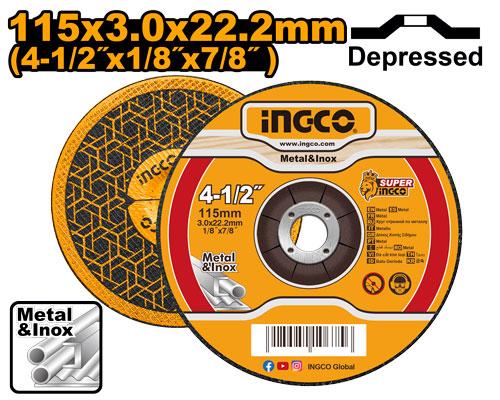 Disque Abrasif 115*3*22,1 – INGCO