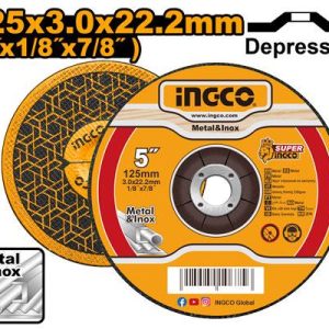 Disque Abrasif 125*3*22,3 – INGCO - vue 1 - référence MCD301251