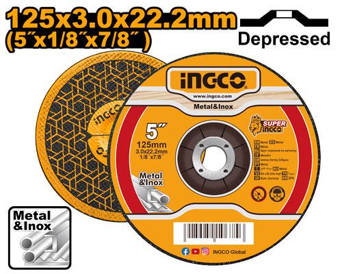 Disque Abrasif 125*3*22,3 – INGCO
