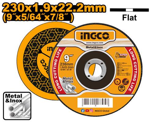 Disque abrasif 230*1,9*22,3 – INGCO