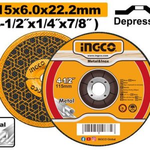 Disque à meuler 115mm – INGCO - vue 1 - référence MGD601151