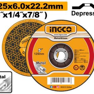 Disque à meuler 125mm – INGCO - vue 1 - référence MGD601251