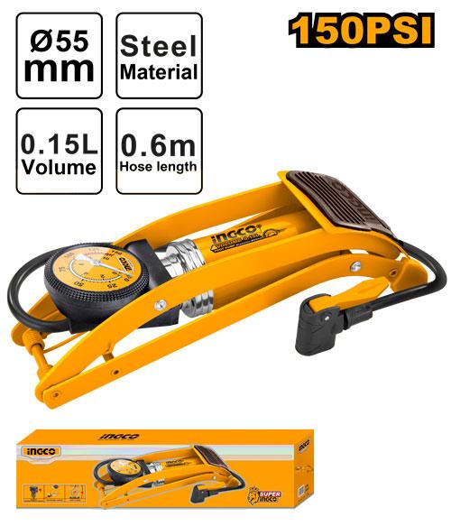 Pompe à air à pied 120PSI – INGCO