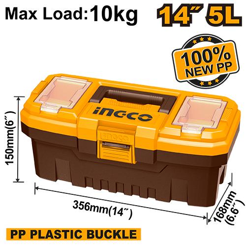 Boîte à outils en plastique pvc 14 – INGCO