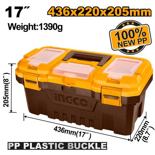 Boîte à outils en plastique pvc 17 – INGCO