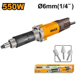 Meuleuse droite 6mm 550W + 3 accessoires – INGCO - vue 1 - référence PDG5501