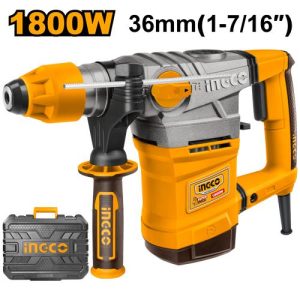 Marteau perforateur SDS Plus 1800W 36mm avec variateur de vitesse + 5 access – INGCO - vue 1 - référence RH18008