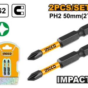 Jeu de 2 embouts S2 PH2 50mm – INGCO - vue 1 - référence SDBIM71PH250
