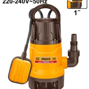 Pompe submersible 750W 1HP – INGCO - vue 1 - référence SPD7508