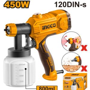 Pistolet à peinture 450W – INGCO - vue 1 - référence SPG3508