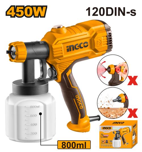 Pistolet à peinture 450W – INGCO