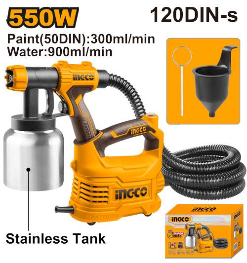 Pistolet à peinture 500W bac en aluminium – INGCO