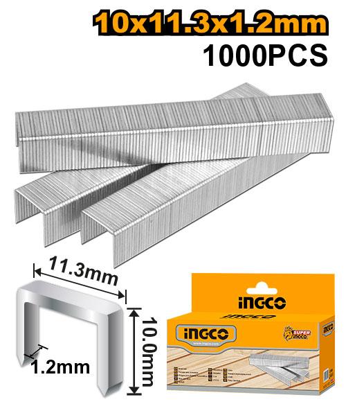 Boite agrafe 1000PCS 10MM*1.2MM – INGCO