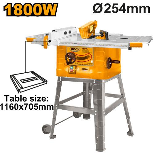 Scie à table – INGCO – 220-240 V~50/60 Hz – TS180028
