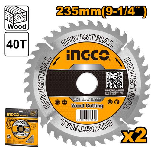 Lame de scie TCT 235mm – INGCO