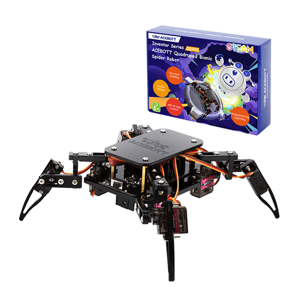 Kit robot araignée quadrupède ACEBOTT QD020