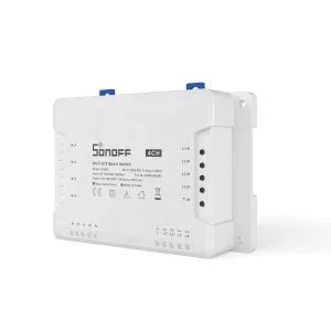 Interrupteur Wi-Fi 4 canaux sur rail DIN – SONOFF 4CHR3 - vue 1 - référence UNI-ELECTRO-0701