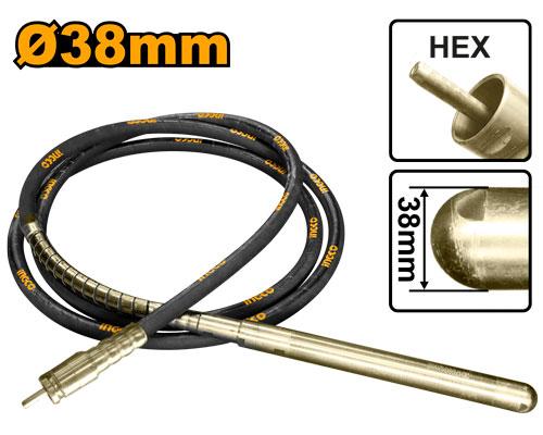 Aiguille de vibreur 38 mm hex – INGCO