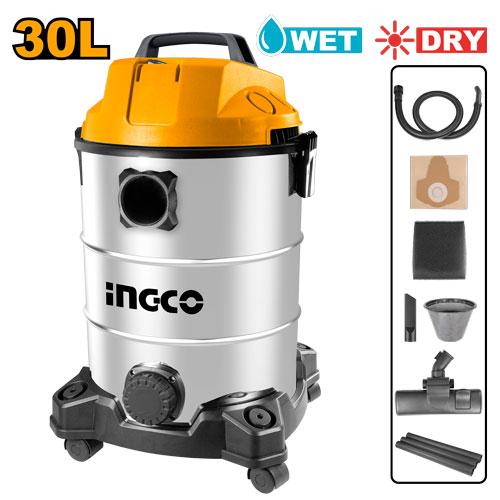 Aspirateur professionnel 1300W 30L – INGCO