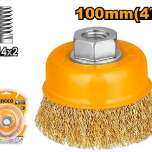 Brosse métallique 100mm – INGCO - vue 1 - référence WB11001