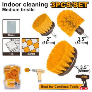 Jeu de 3 Brosses de nettoyage – INGCO – WCBM0301 - vue 1 - référence WCBM0301