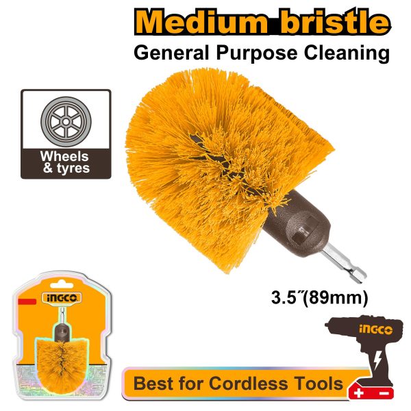 Brosse de nettoyage 360° – INGCO